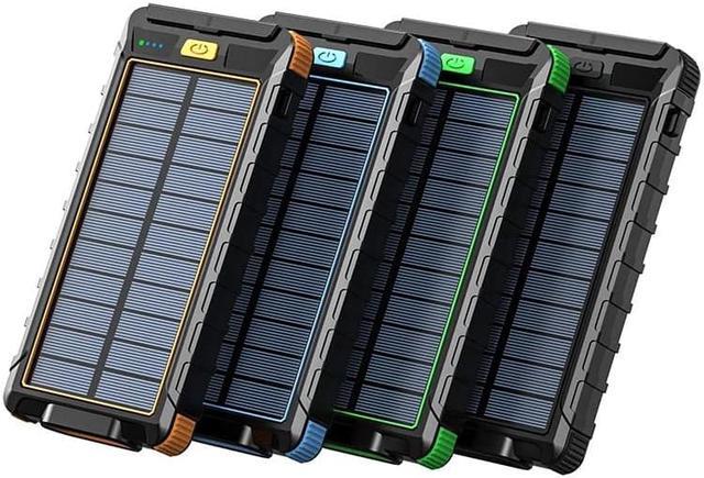 Solar Power Bank USB powerbank Waterproof Battery External Portable  Charging 