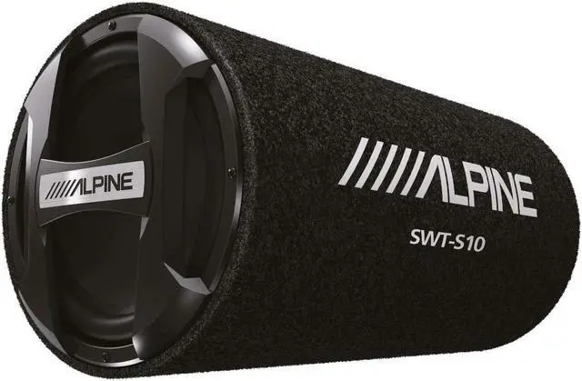 Main image of Alpine SWT-S10 1200W Max (250W RMS) Single 10" Sealed Subwoofer.