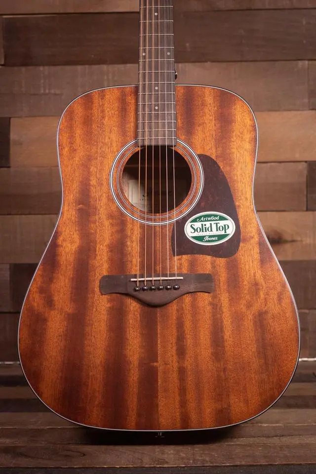 Alt view image 3 of 6 - Ibanez AW54OPN Artwood Dreadnought Acoustic Guitar - Open Pore Natural