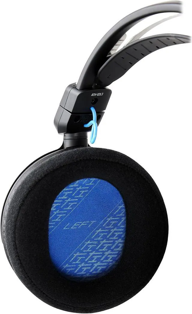 Alt view image 5 of 7 - Audio-Technica ATH-GDL3BK Open-Back Gaming Headset, Black