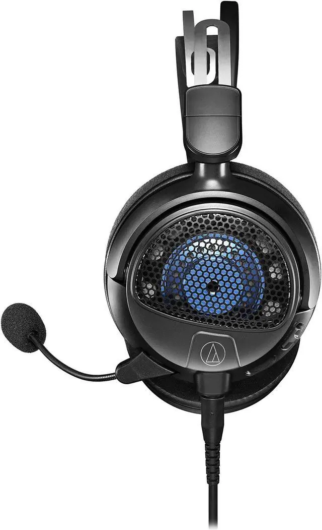 Alt view image 3 of 7 - Audio-Technica ATH-GDL3BK Open-Back Gaming Headset, Black