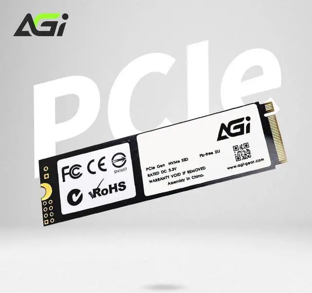 Alt view image 6 of 7 - AGI 1TB AI818 PCIe NVMe M.2 Gen4x4 SLC Cache 3D TLC NAND Flash Internal Solid State Drive SSD with Heat Sink (R/W Speed up to 5000/4500 MBs) Level up PC/Laptop Memory and Storage with Gen 4 Speed
