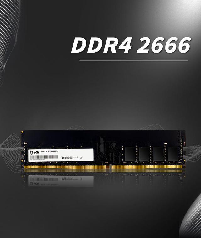 Alt view image 4 of 5 - AGI UD138 16GB DDR4 UDIMM 2666MHz CL19, 1.2V, 288-pin for Computer Memory RAM Module Upgrade