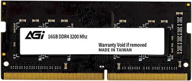 Main image of AGI SD138 16GB DDR4 SO-DIMM 3200MHz CL22, 260-pin for Computer Memory RAM Module Upgrade