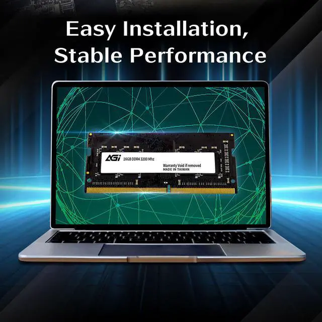 Alt view image 6 of 7 - AGI SD138 16GB DDR4 SO-DIMM 3200MHz CL22, 260-pin for Computer Memory RAM Module Upgrade
