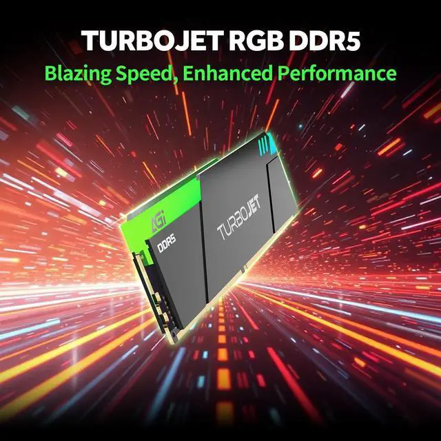 Alt view image 2 of 7 - AGI UD858 RGB 32GB (2 x 16GB) 288-Pin PC RAM DDR5 6800 Desktop Memory Model AGI6JPC16UD858