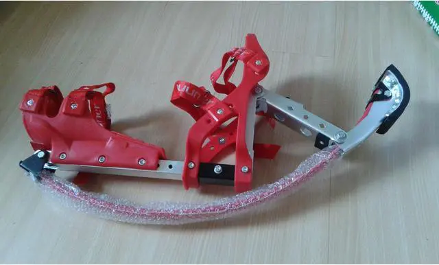 Alt view image 5 of 7 - Skyrunner Kids/Child Youth Kangaroo Shoes Jumping Stilts Fitness Exercise (88-132lbs/40-60kg) Red