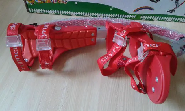 Alt view image 7 of 7 - Kids/Child Youth Kangaroo Shoes Jumping Stilts Fitness Exercise (66-110lbs/30~50KG) Red