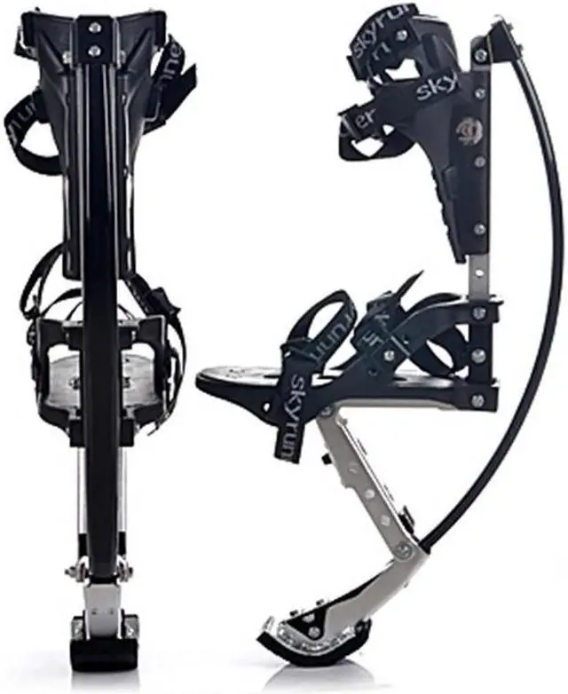 Alt view image 2 of 7 - Skyrunner Kids/Child Youth Kangaroo Shoes Jumping Stilts Fitness Exercise (88-132lbs/40-60kg) Black