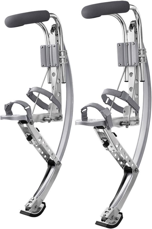 Alt view image 3 of 7 - Skyrunner Adult Kangaroo Shoes Men Jumping Stilts Men Women Fitness Exercise (110~150 Ibs/50~70kg) Bouncing Shoes Silver
