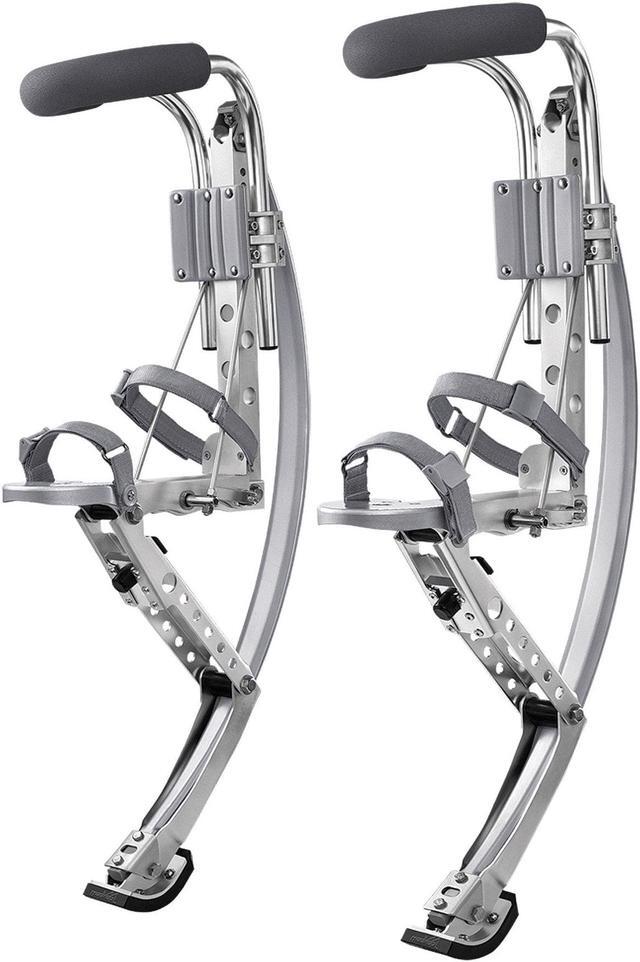Alt view image 5 of 7 - Skyrunner Adult Kangaroo Shoes Jumping Stilts Men Women Fitness Exercise (155~200 Ibs/70~90kg) Bouncing Shoes Silver