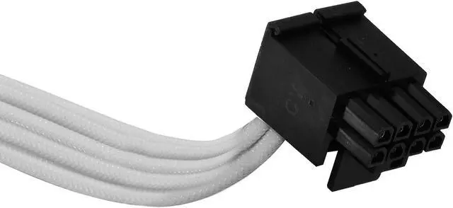 Alt view image 7 of 7 - X-Enlazar Individual Sleeved Extension Cable Kit for Power Supply /PSU Cable M/B 24-PIN/ CPU 8-PIN VGA / 8-PIN / 12VHPWR(PCIe 5.0 600W / Gen 5)*1 / Type-A 90 Degree Patent 16AWG White