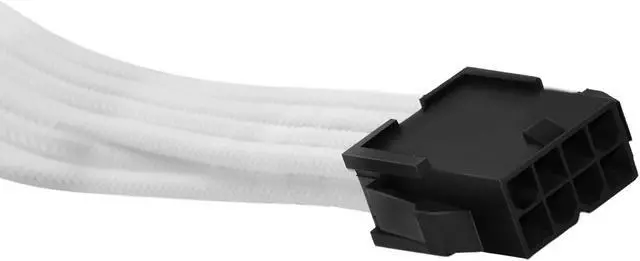 Alt view image 7 of 7 - X-Enlazar Individual Sleeved Extension Cable Kit for Power Supply / M/B 24-PIN/ CPU 8-PIN / 8PIN PCI-E / 12VHPWR(600W PCIe 5.0 / Gen 5)*1 /Type-B 90 Degree L-Angled Patent PSU Cables 16AWG White