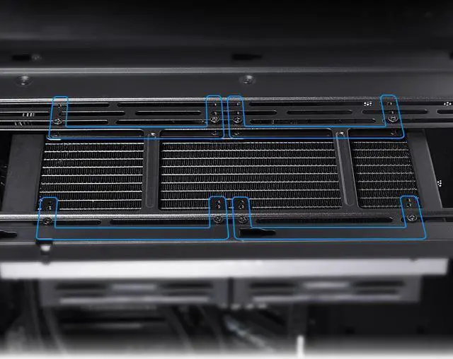 Alt view image 5 of 8 - LIAN LI Radiator Offset Mounting Bracket for O11D MINI and  O11 AIR MINI --------RB-001X