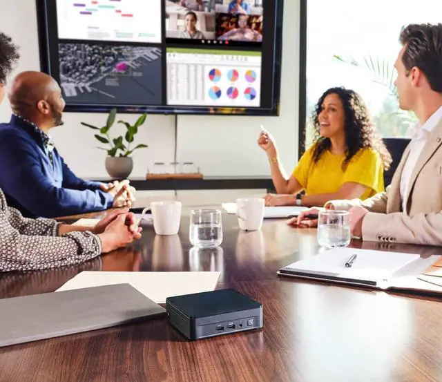 Alt view image 6 of 7 - Intel NUC 12th Protable Slim NUC12WSKi5 Core i5-1240P Processor Intel Iris Xe Graphics Dual HDMI Dual Thunderbolt 4 Pc Gaming Barebone