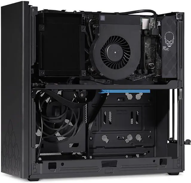 Alt view image 6 of 7 - Intel NUC 13th Gen NUC13RNGi9 Core i9 13900K Processor 24 Cores Up to 5.8GHz DDR5 WiFi 6E Thunderbolt 4 ITX Case Gaming Pc US Plug 64GB RAM 2TB SSD