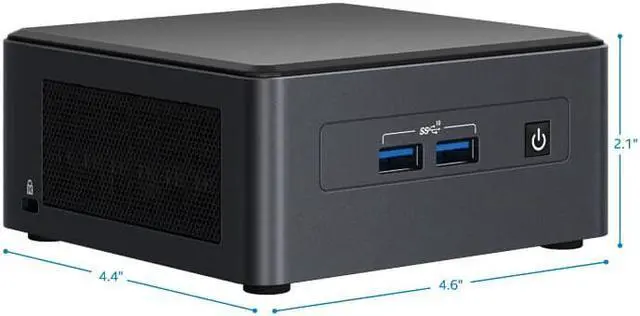Alt view image 4 of 5 - Intel NUC 11 Pro NUC11TNHi3 Tiger Canyon Home & Business Mini PC Mini Desktop 11th Gen Intel® Core i3-1115G4 Processor Upto 4.1 GHz Turbo,2 Cores,4 Threads,6 MB L3 Cache(Barebone)