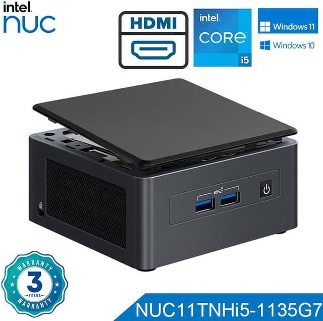 Intel NUC 11 Pro NUC11TNHi5 Tiger Canyon Home & Business Mini PC Mini  Desktop 11th Gen Intel® Core i5-1135G7 Processor Upto 4.2 GHz Turbo,4  Cores,8