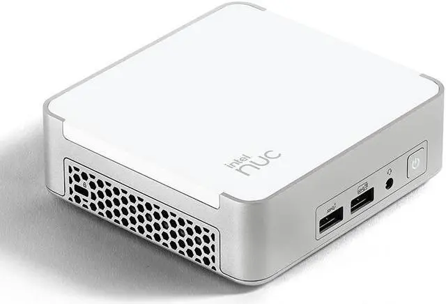 Alt view image 5 of 7 - Intel NUC 13 Pro White Vivid Canyon NUC13VYKi7 Core i7-1360P 13TH Gen Intel Core Processor Intel Iris Xe Graphics Wi-Fi 6E Thunderbolt 4 Barebone System
