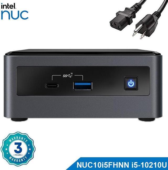 Intel NUC 10 Mini PC,Frost Canyon NUC10i5FNHN,Win10 Pro Intel Core  i5-10210U,Up to 4.2GHz Turbo,4 Cores,25W Intel UHD  Graphics,WiFi6,Thunderbolt
