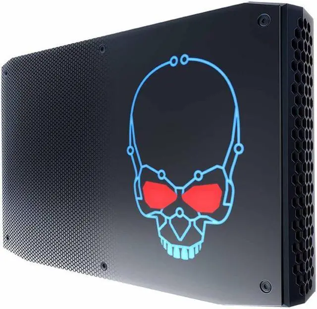 Alt view image 2 of 7 - Intel NUC HADES CANYON NUC8i7HNK Kit with 8th Gen. Intel Core i7 Processor, M.2 SSD Compatible, Dual DDR4 Memory Max 32GB with Radeon RX Vega M GL graphic, Thunderbolt 3, No OS, Windows 10 Compatible