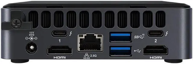 Alt view image 3 of 5 - Intel NUC 11 Pro Tiger Canyon NUC11TNKV5 Core i5-1145G7 Processor 4 Cores 8 Threads Intel Iris Xe Graphics With vPro® Technology BT5.2 Barebone System