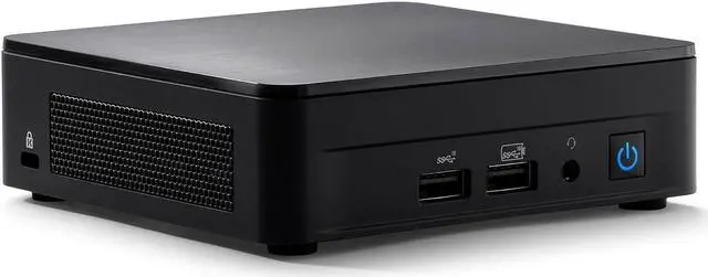 Main image of Intel NUC 12 Pro NUC12WSKi3 Desktop Computer Core i3-1220P Processor Intel UHD Graphics Wi-Fi 6E Bluetooth 5.2 Barebone System