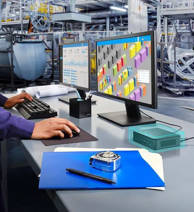 Alt view image 6 of 7 - Intel NUC 12 Pro NUC12WSKi3 Desktop Computer Core i3-1220P Processor Intel UHD Graphics Wi-Fi 6E Bluetooth 5.2 Barebone System