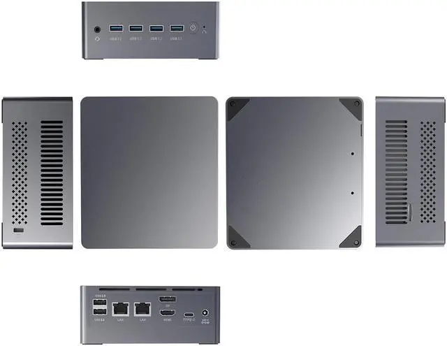 Alt view image 3 of 6 - BRENUC Mini PC N9N PRO Intel Core i3-N305 (up to 3.8GHz), 16GB DDR4 RAM 512GB NVME SSD, Intel UHD Graphics, Win11 Pro, 2 x 2.5GbE I226-V 6 x USB Ports WiFi 6 Bluetooth 5.2