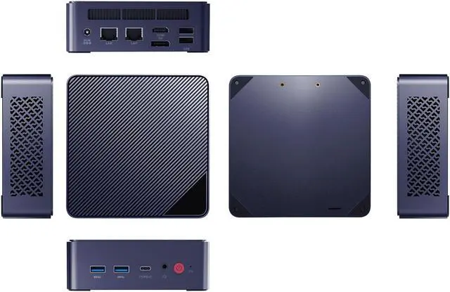Alt view image 4 of 4 - BRENUC Mini PC N6M Intel Alder Lake N100(up to 3.4GHz), 12GB LPDDR5 RAM 256GB NVME SSD, Intel UHD Graphics, Win11 Pro, 2 x 2.5GbE WiFi 6 Bluetooth 5.2
