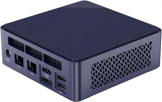 Alt view image 3 of 4 - BRENUC Mini PC N6M Intel Alder Lake N100(up to 3.4GHz), 12GB LPDDR5 RAM 256GB NVME SSD, Intel UHD Graphics, Win11 Pro, 2 x 2.5GbE WiFi 6 Bluetooth 5.2
