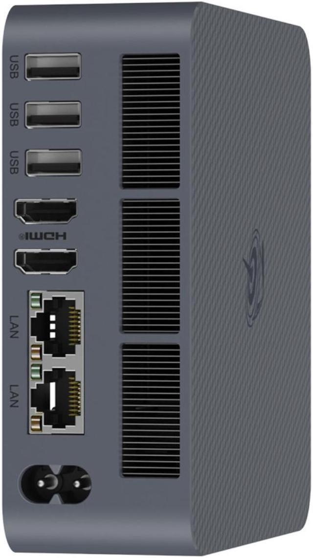 Alt view image 5 of 6 - Beelink Mini PC EQi12 Core i5-12450H (8C/12T Up to 4.4GHz), 24GB DDR5 RAM 500GB NVME SSD, Intel UHD Graphics, Windows 11 Pro, WiFi 6/BT 5.2