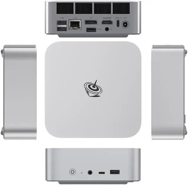 Alt view image 2 of 6 - Beelink Mini PC SER8 AMD Ryzen 7 8845HS (8C/16T Up to 5.1GHz), 32GB DDR5 RAM 1TB NVME SSD, AMD Radeon 780M Graphics, Windows 11 Pro, WiFi 6/BT 5.2