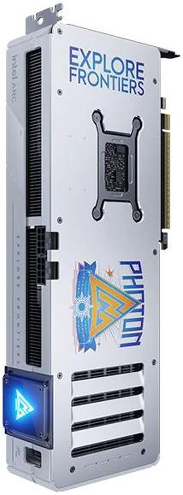 Alt view image 2 of 7 - GUNNIR Intel Arc B580 Photon 12G OC W Gaming Graphics Card (PCIe 4.0, 12GB GDDR6, HDMI 2.1, DisplayPort 2.1) White