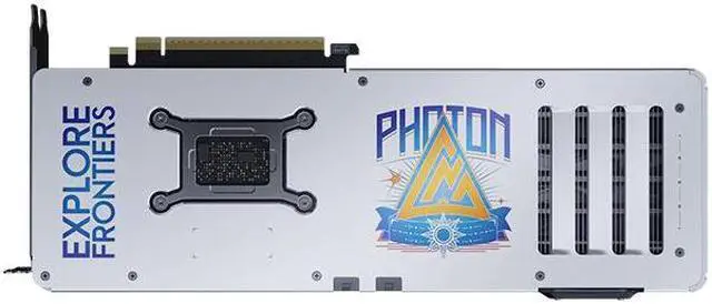 Alt view image 7 of 7 - GUNNIR Intel Arc B580 Photon 12G OC W Gaming Graphics Card (PCIe 4.0, 12GB GDDR6, HDMI 2.1, DisplayPort 2.1) White