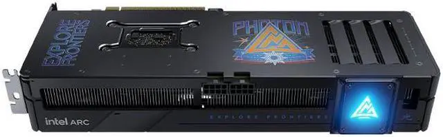 Alt view image 5 of 8 - GUNNIR Intel Arc B580 Photon 12G OC Gaming Graphics Card (PCIe 4.0, 12GB GDDR6, HDMI 2.1, DisplayPort 2.1) Black
