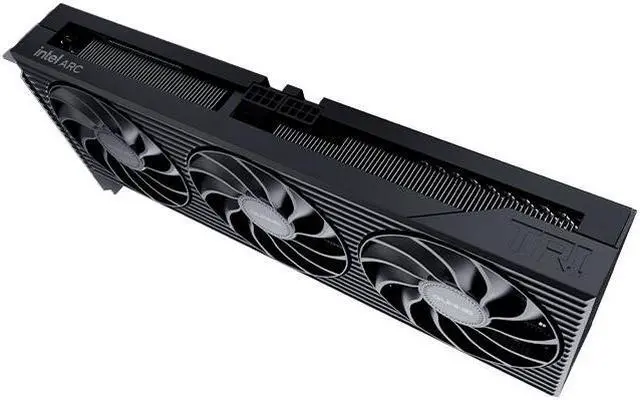 Alt view image 7 of 7 - GUNNIR Intel Arc B580 Tri 12G OC Gaming Graphics Card (PCIe 4.0, 12GB GDDR6, HDMI 2.1, DisplayPort 2.1) Black