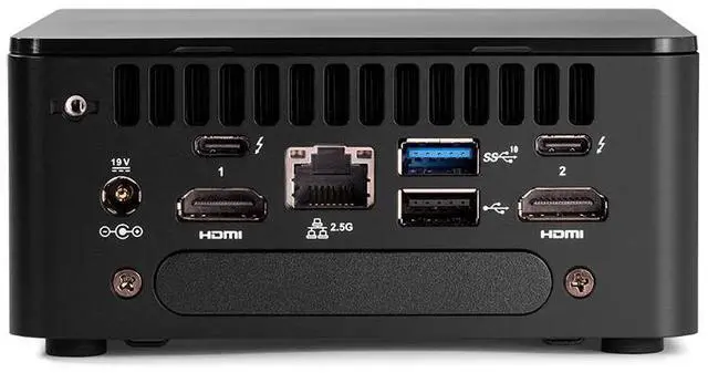 Alt view image 2 of 6 - ASUS NUC 12 Pro, Newest 12th Gen Core i7-1260P, Barebone, Intel Iris Xe Graphics 8K, WiFi 6E, Vesa Mounting Bracket