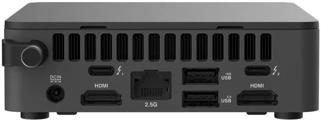 Alt view image 2 of 7 - ASUS NUC 13 Arena Canyon Mini PC NUC13ANKi5 Mini Desktop Computer/HTPC 13th Gen, Intel Core i5-1340P, 12 Processor Cores (4P+8E), 16 Threads, WiFi 6, Bluetooth 5.3, (Barebone)