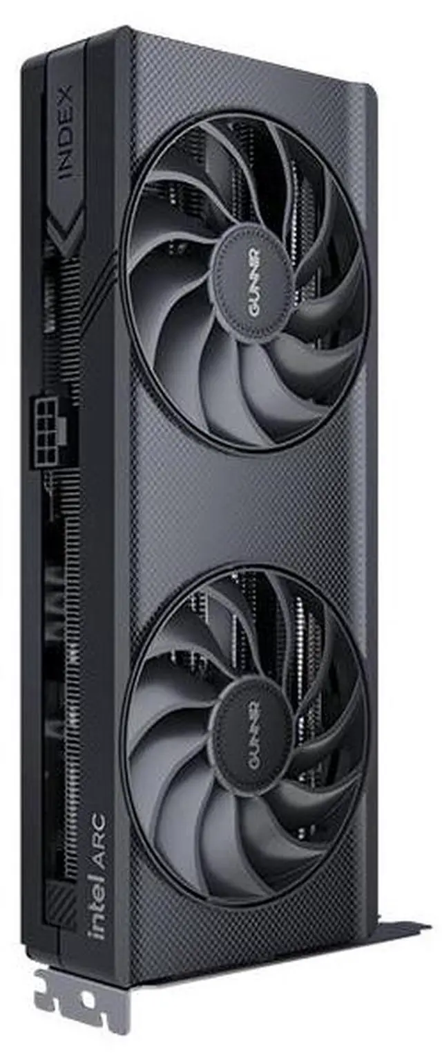 Alt view image 2 of 7 - GUNNIR Intel Arc B570 Index 10G GDDR6 ATX Gaming Graphics Card (PCIe 4.0, 10GB GDDR6, XeSS, HDMI 2.1, DisplayPort 2.1)