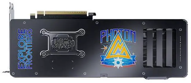 Alt view image 5 of 7 - GUNNIR Intel Arc B570 Photon 10G OC Gaming Graphics Card (PCIe 4.0, 10GB GDDR6, HDMI 2.1, DisplayPort 2.1) Black