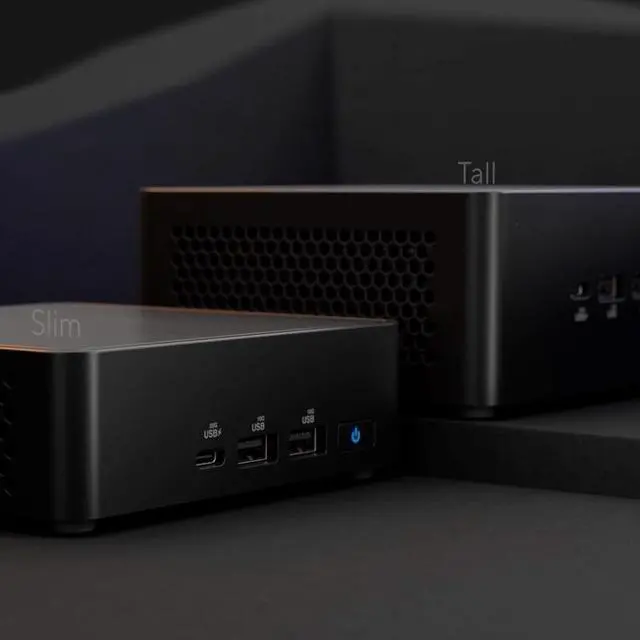 Alt view image 7 of 7 - ASUS NUC 14 Pro RNUC14RVHU700000I Core Ultra 7 155H, Intel ARC Graphics, 32GB RAM 1TB SSD, Support 8K/4K Quad Display/Wifi 6E/Bluetooth 5.3/Thunderbolt 4