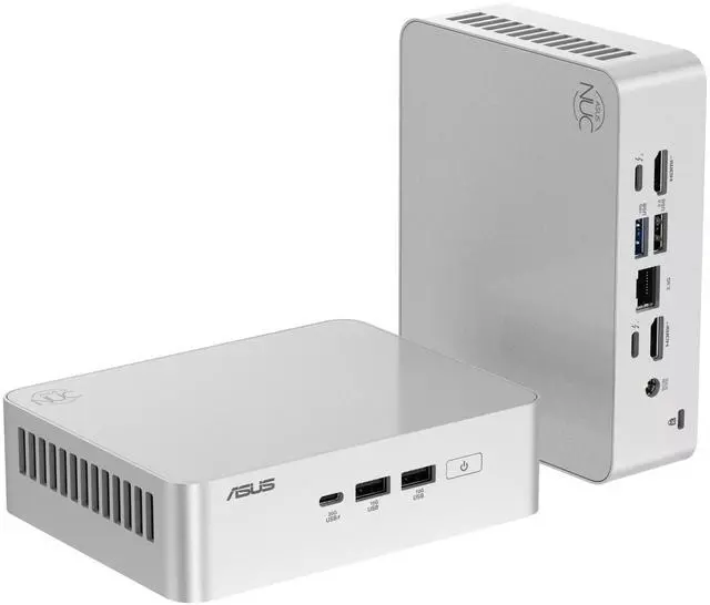 Main image of ASUS NUC 15 Pro+ NUC15CRSU9, Intel Core Ultra 9 285H, Intel Arc Graphics, 32GB DDR5 RAM, 1TB SSD, Thunderbolt 4, Supports Quad 4K, Wi-Fi 7, Bluetooth 5.4