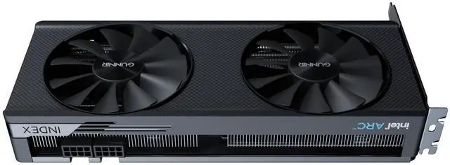 Alt view image 2 of 7 - GUNNIR Intel Arc A750 Index 8G GDDR6 2050MHz Dual Fan Graphics Card (256-bit, PCIe 4.0, HDMI/DisplayPort, Supports 4k)