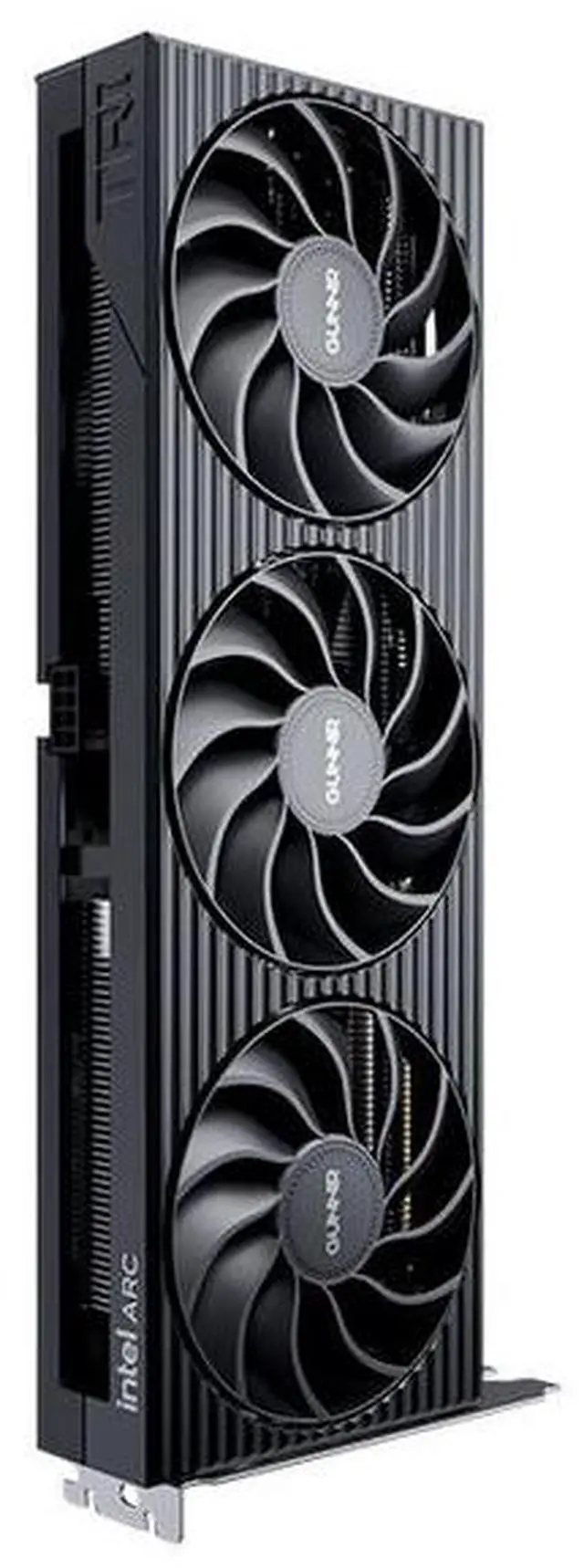 Alt view image 5 of 7 - GUNNIR Intel Arc B570 Tri 10G OC 2600MHz Gaming Graphics Card (PCIe 4.0, 10GB GDDR6, HDMI 2.1, DisplayPort 2.1) Black