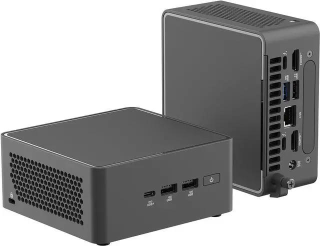 Main image of ASUS NUC 15 Pro NUC15CRHC7, Intel Core 7 240H, DDR5-5600 RAM, WiFi 7 & Thunderbolt 4, Supports Quad 4K, Bluetooth 5.4 (Barebone System)
