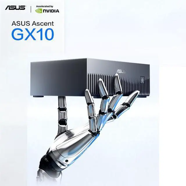 Main image of ASUS Ascent GX10 Portable AI Developer Mini Desktop Super Computer (GB10 Grace Blackwell 128GB RAM, 1TB SSD)