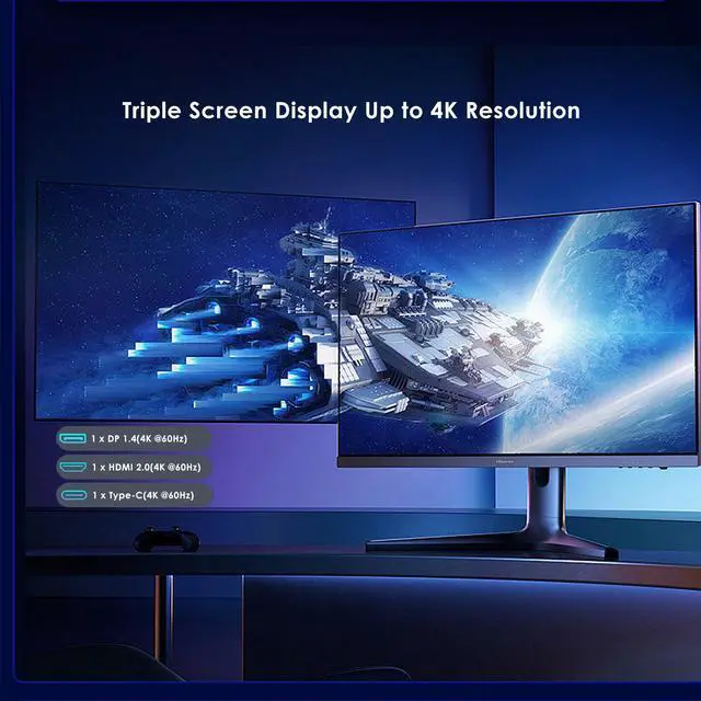 Alt view image 4 of 7 - BRENUC Mini PC C06 Intel Core i5-1334U (up to 4.6GHz), Intel Iris Xe Graphics,  4 x USB3.2 WiFi 6 Bluetooth 5.2 Barebone