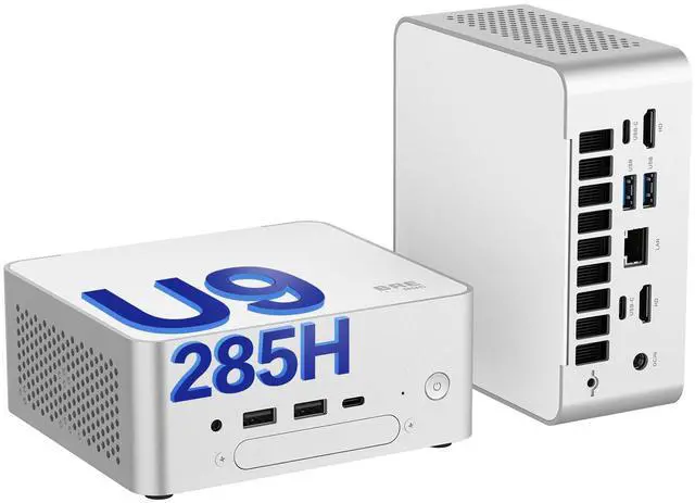 Main image of BRENUC BREC Mini PC - Intel Core Ultra 9 285H, 96GB DDR5 RAM 4TB SSD, Intel Arc 140T Graphics, Bluetooth 5.3, WiFi 6E, AI Ready
