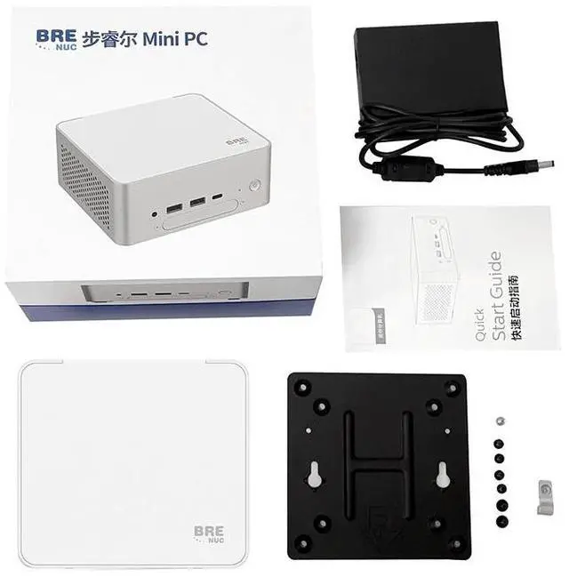 Alt view image 7 of 7 - BRENUC BREC Mini PC - Intel Core Ultra 9 285H, 96GB DDR5 RAM 4TB SSD, Intel Arc 140T Graphics, Bluetooth 5.3, WiFi 6E, AI Ready
